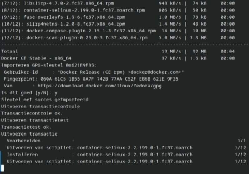 Docker installeren