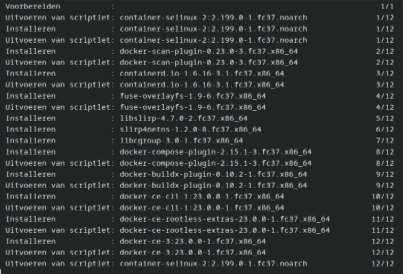 Docker installeren