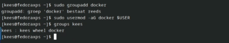Docker groep