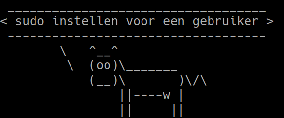 sudo instellen voor een gebruiker